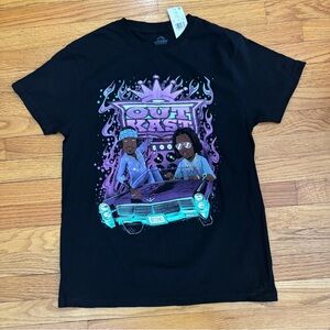 OutKast Graphic Tee Adult Medium Multicolor Tshirt Rap Group Music Band New
